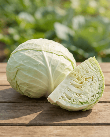 Witte plaatkool Spring Salute F1 (Brassica oleracea) – eenjarige groentezaden van SeedsChoice