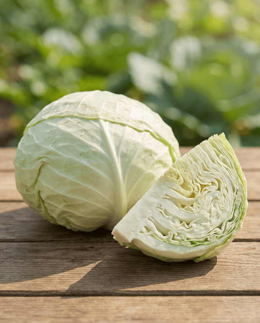 Witte plaatkool Spring Salute F1 (Brassica oleracea) – eenjarige groentezaden van SeedsChoice