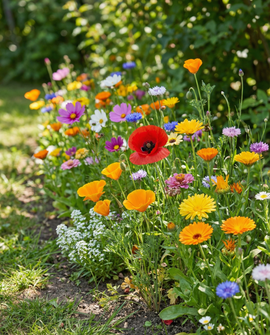 Vriendelijke bloemen zadenmix eenjarig 25 m2 dekking 20 variëteiten