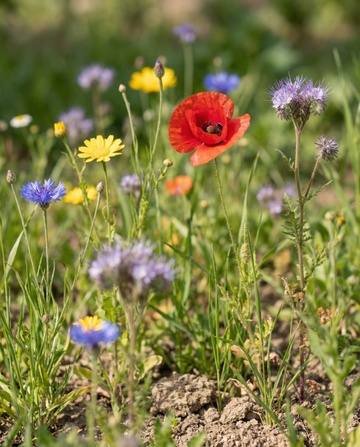 Ladybird Mix 25 M2 Scatter Box – eenjarige bloemenzaden van SeedsChoice