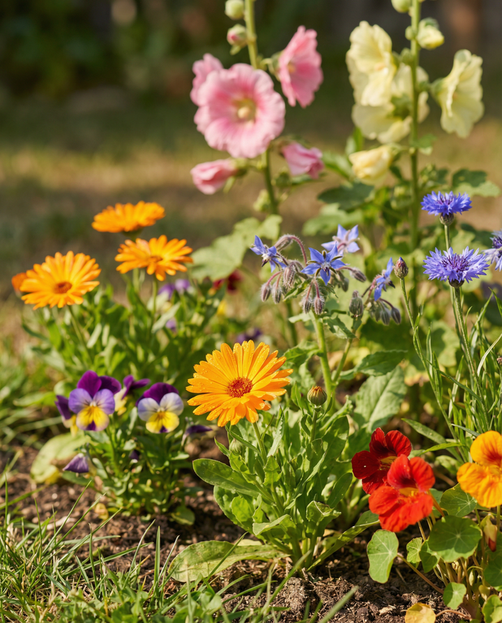 Edible Mix 7 Varieties 15m2 Pack zaden – eenjarige bloem