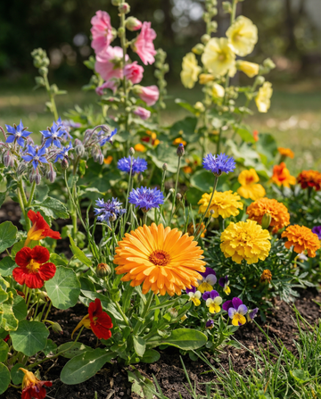 Edible Mix 7 Varieties 15m2 Pack – eenjarige bloemenzaden van SeedsChoice