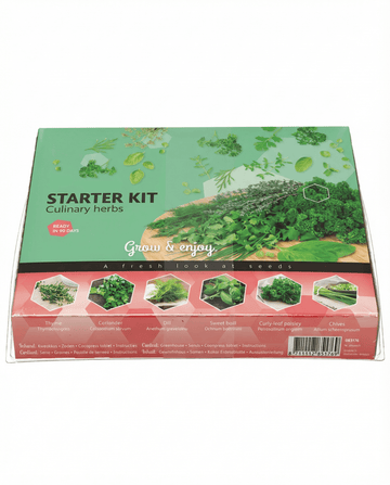 Culinaire Startersset met 6 Variëteiten – grow kit van SeedsChoice
