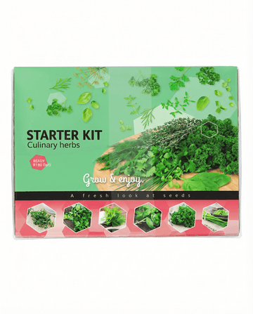 Culinaire Startersset met 6 Variëteiten zaden – grow kit van SeedsChoice
