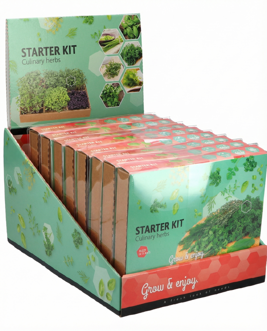 Culinaire Startersset met 6 Variëteiten – grow kit zaden van SeedsChoice