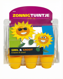 Zonnebloemzaden Helianthus Annuus eenjarig 50 cm kweekset kinderen