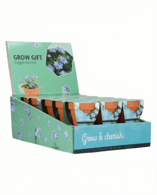 Vergeet-mij-niet (Myosotis alpestris) – kweekset zaden van SeedsChoice