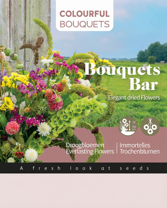 Everlasting Dried Bouquet Mix 70 To 100 Cm – eenjarige bloemenzaden van SeedsChoice