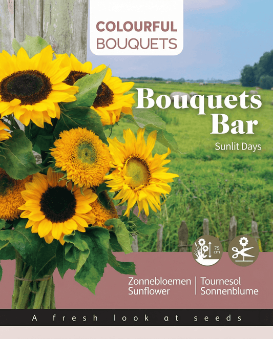 Zonnebloem 75 Cm Bouquet Mix (Helianthus annuus) – eenjarige bloemenzaden van SeedsChoice