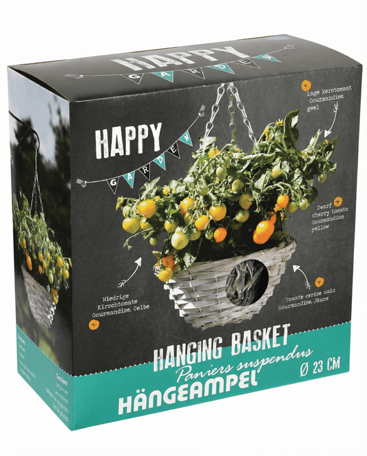 Dwerg-kerstomaat Gourmandise Yellow Hanging Basket (Solanum lycopersicum) – groentezaden van SeedsCh…