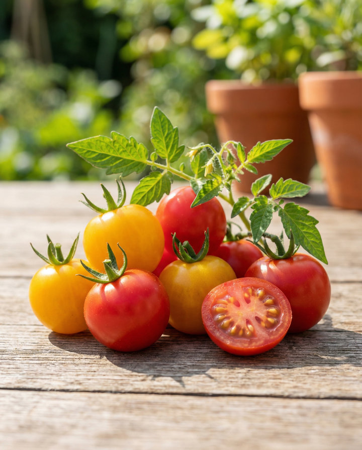 Zoete Kerstomaat Mini Greenhouse zaden (Solanum lycopersicum) – kweekset
