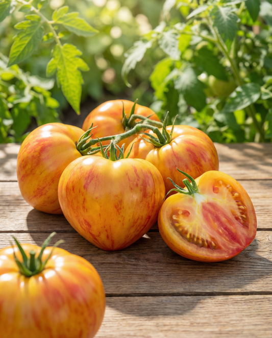 Vleestomaat Gourmansun F1 (Solanum lycopersicum) – eenjarige groentezaden van SeedsChoice