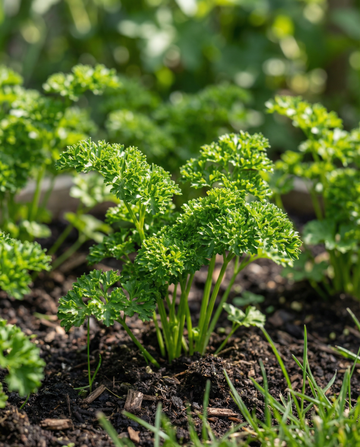 Peterselie Tape Moss Curled zaden (Petroselinum crispum) – eenjarige zaadtape
