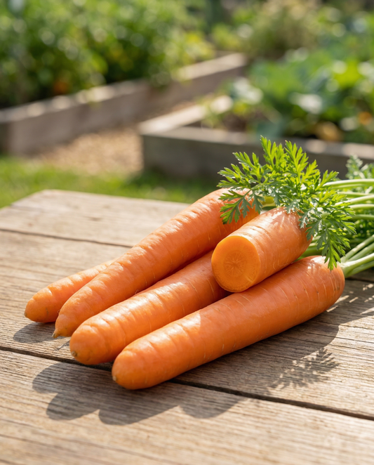 Wortel Tape Nantes 2 (Daucus carota) – eenjarige zaadband zaden van SeedsChoice