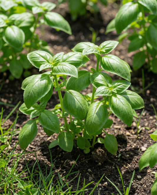 Sweet Basil Pads 4 Pack (Ocimum basilicum) – eenjarige zaadpads zaden van SeedsChoice