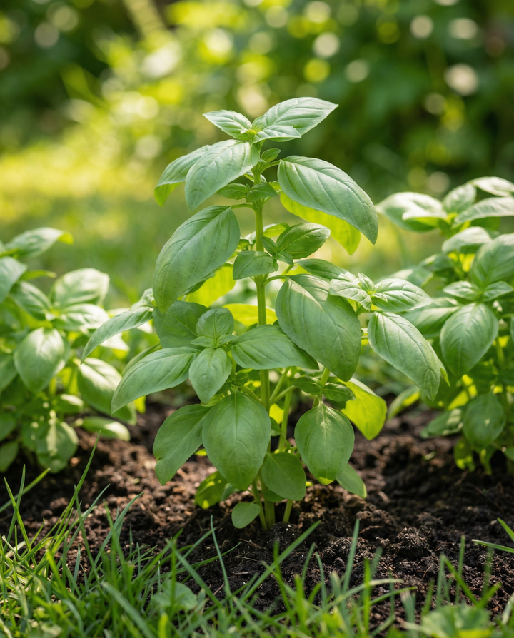 Sweet Basil Pads 4 Pack zaden (Ocimum basilicum) – eenjarige zaadpads