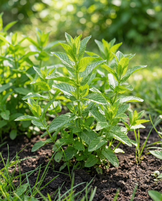 Spearmint Pads 4 (Mentha spicata) – zaadpads zaden van SeedsChoice