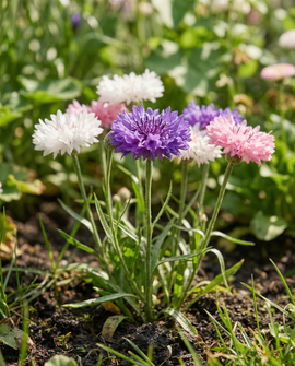 Korenbloem zaadlint Centaurea Cyanus eenjarig gemengd dubbelbloemig 7.5m