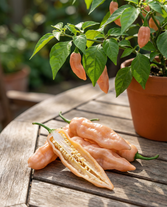Dorset Pink Pepper (Capsicum chinense) – eenjarige groentezaden van SeedsChoice