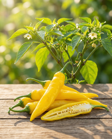 Hete peper Lemon Drop zaden (Capsicum baccatum) – groente