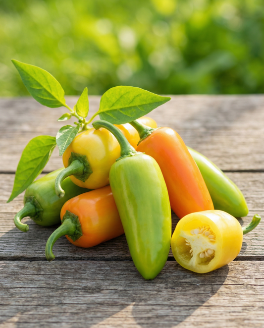 Peper Caloro (Capsicum annuum) – eenjarige groentezaden van SeedsChoice