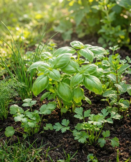 Culinary Collection Basil Chives Dill Coriander Parsley Mint – kruidenzaden van SeedsChoice