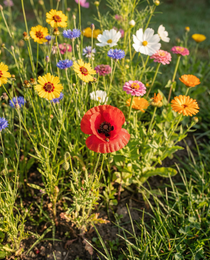 Voor Lieveheersbeestjes Mix 15m2 Dekking zaden – eenjarige bloem