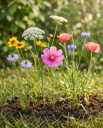 Geurende mix 15m2 dekking – eenjarige bloemenzaden van SeedsChoice