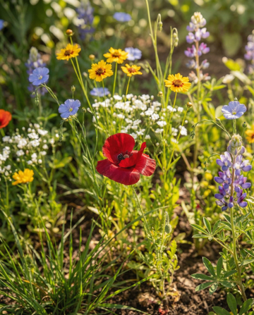 Inheemse mix 15m2 dekking zaden – eenjarige bloem