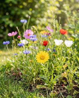 Bloemen voor lieveheersbeestjes zaden eenjarige mix 25m2 dekking