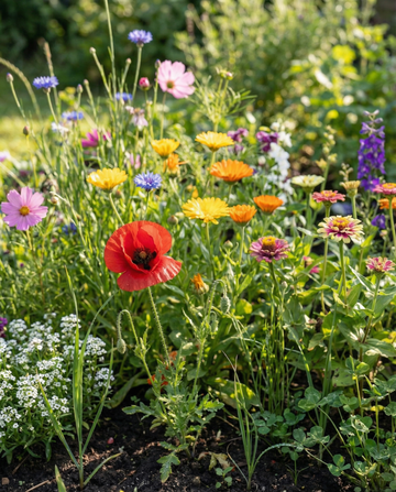 Zomermengsel 25m² dekking mix – eenjarige bloemenzaden van SeedsChoice