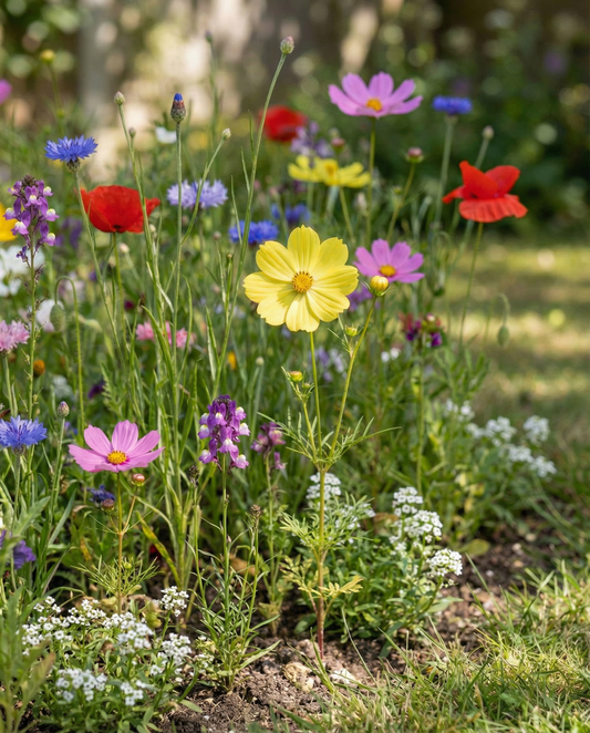 Vlindermix 50m² dekking – eenjarige bloemenzaden van SeedsChoice
