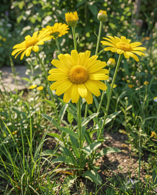 Gele ganzenbloem (Chrysanthemum segetum) – eenjarige bloemenzaden van SeedsChoice