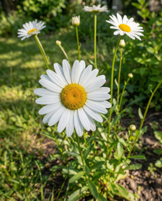 Gewone margriet Mix (Leucanthemum vulgare) – meerjarige bloemenzaden van SeedsChoice