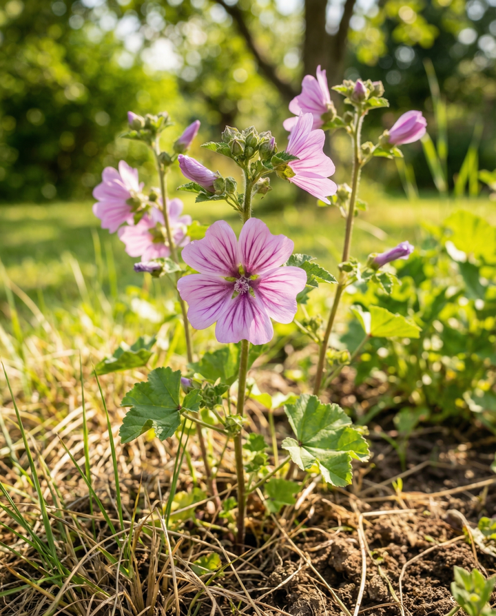 Kaasjeskruid Mix zaden (Malva sylvestris) – tweejarige bloem