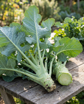 Voederkoolzaden Tronchuda Brassica Oleracea tweejarig
