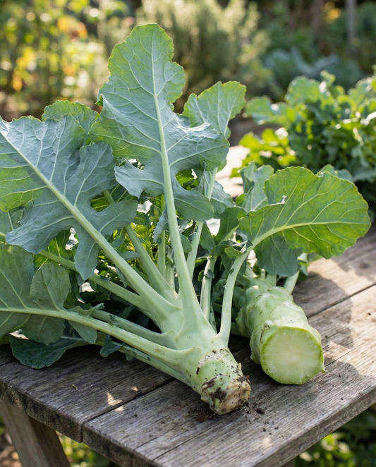 Voederkool Tronchuda (Brassica oleracea) – tweejarige groentezaden van SeedsChoice