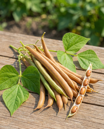 Stamslabonen Brown Dutch 25g (Phaseolus vulgaris) – eenjarige groentezaden van SeedsChoice