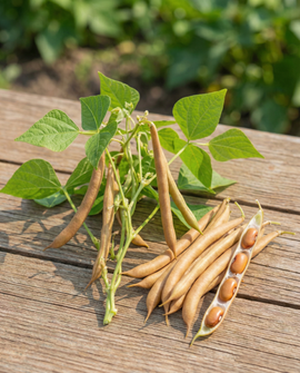 Stamslaboonzaden Brown Dutch Phaseolus Vulgaris eenjarig 25g
