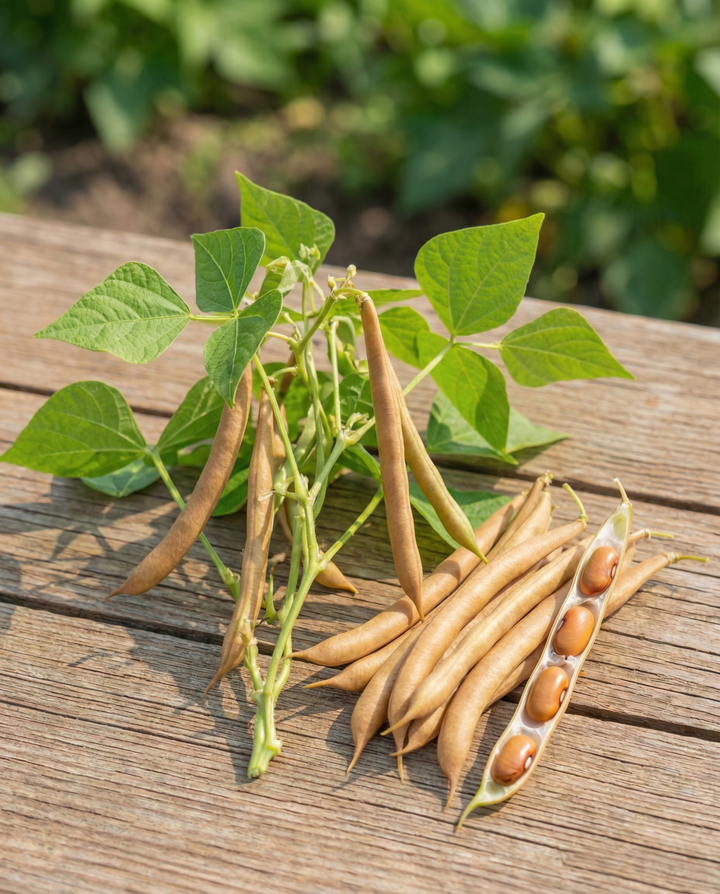 Stamslabonen Brown Dutch 25g zaden (Phaseolus vulgaris) – eenjarige groente