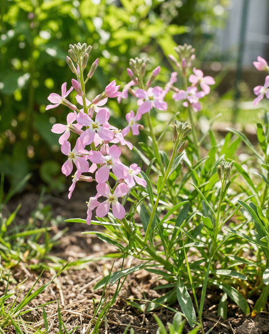 Night Scented Stock Pink (Matthiola longipetala) – eenjarige bloemenzaden van SeedsChoice