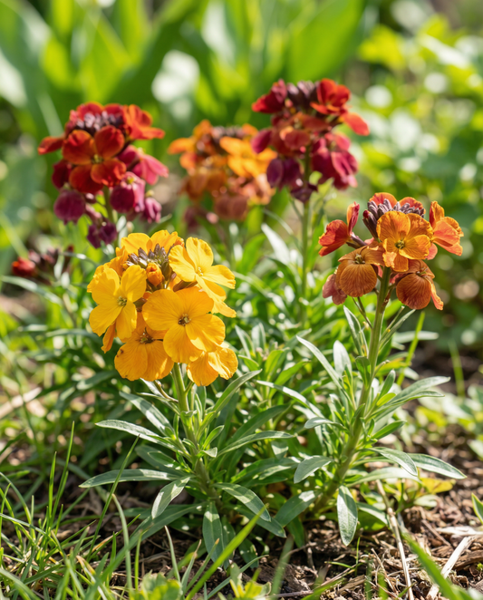 Muurbloem Tom Thumb Mixed (Erysimum cheiri) – tweejarige bloemenzaden van SeedsChoice