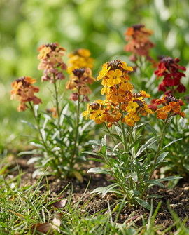 Muurbloem zaden Tom Thumb gemengd tweejarig Erysimum Cheiri