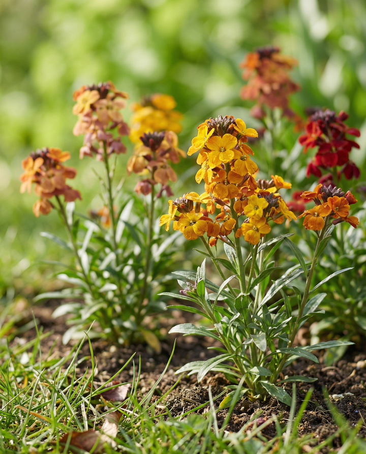 Muurbloem Tom Thumb Mixed zaden (Erysimum cheiri) – tweejarige bloem